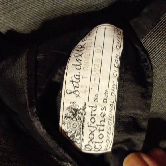 Mens Oxxford clothes Blazer suit coat jacket Neiman Marcus pure silk 2 button - Picture 8 of 8